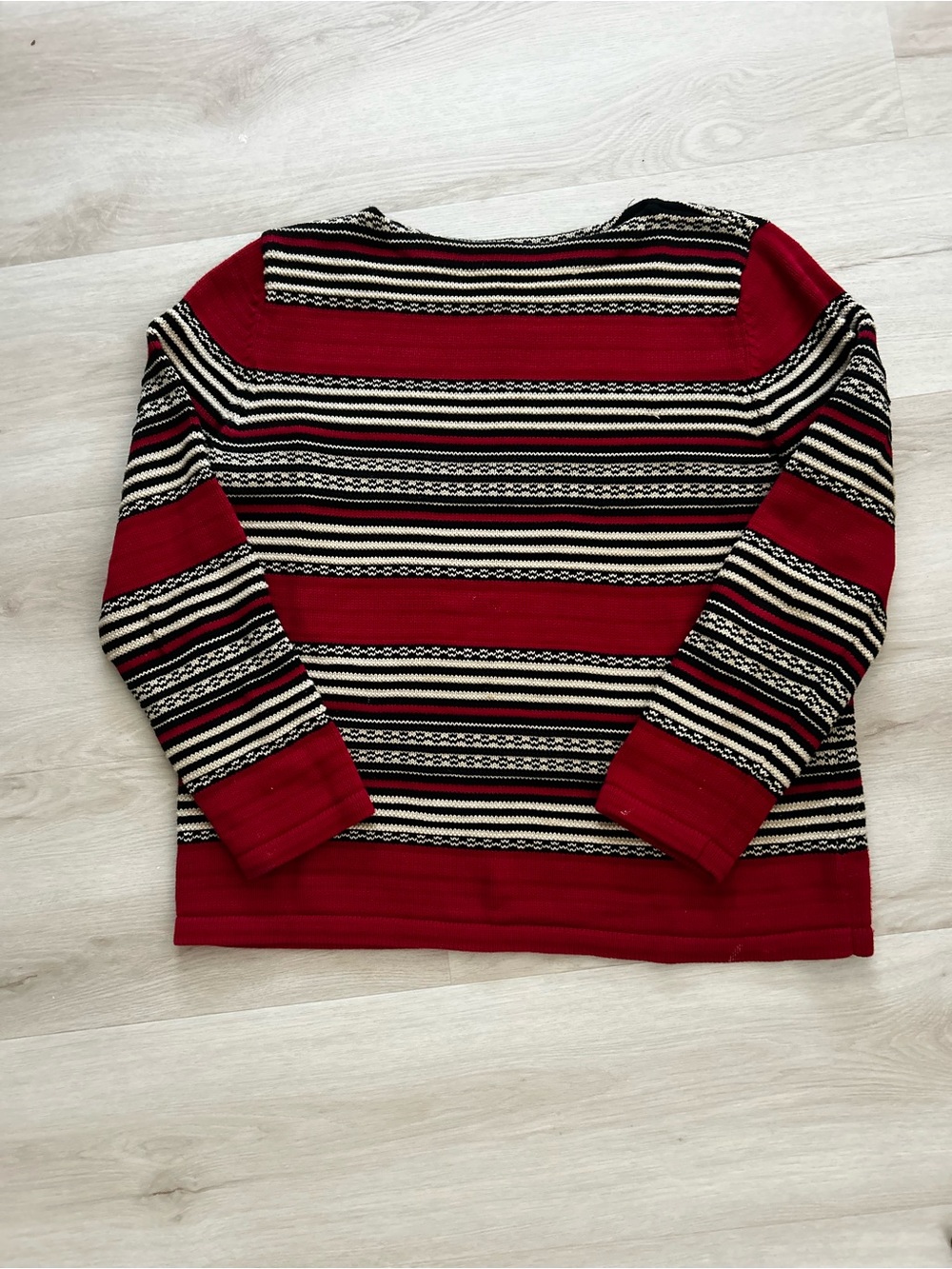 Lauren Ralph Lauren 100% Cotton Striped Sweater